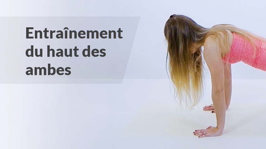Entraînement du haut des jambes 